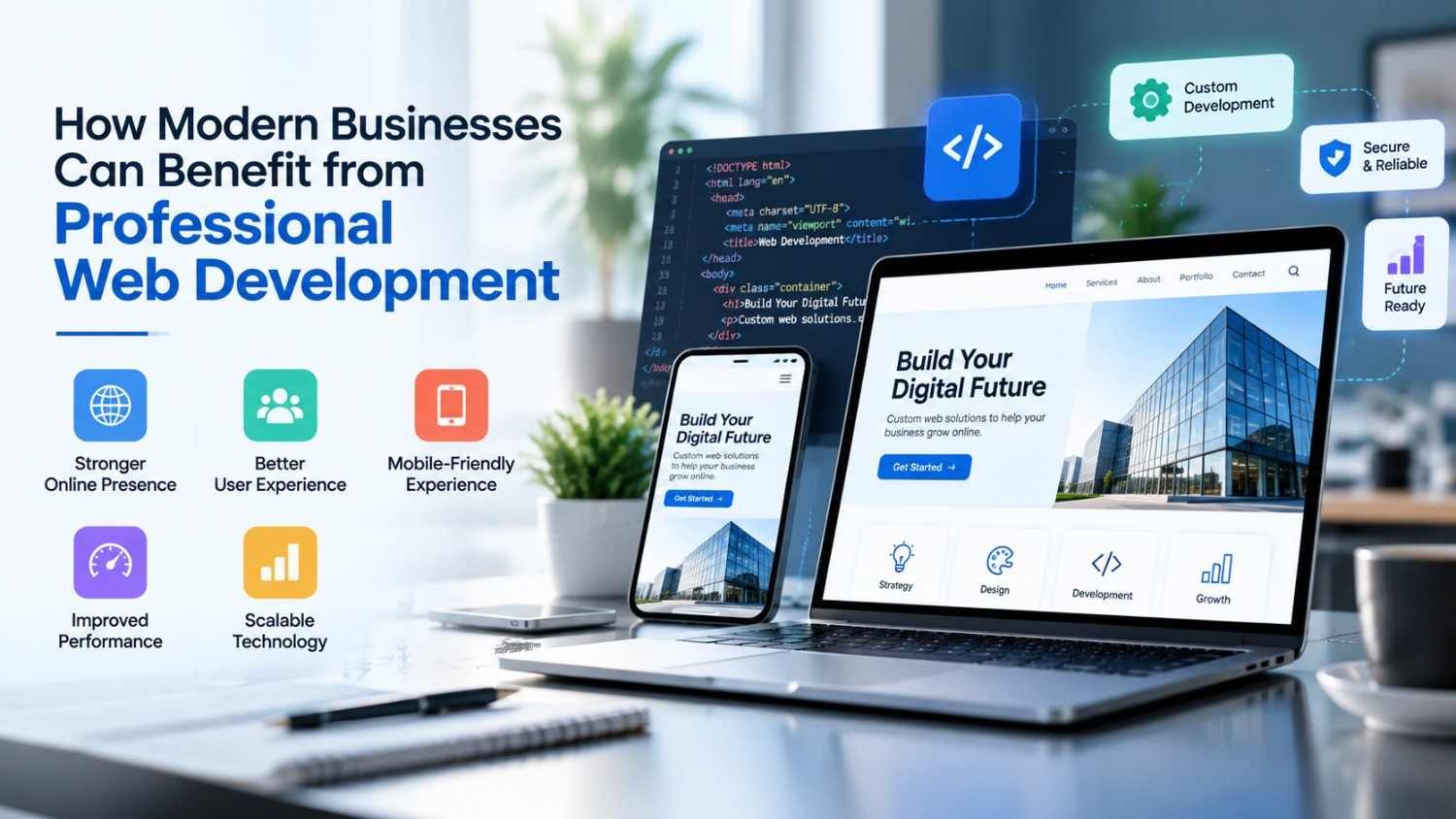 How Modern Businesses Can Benefit from Professional Web Development